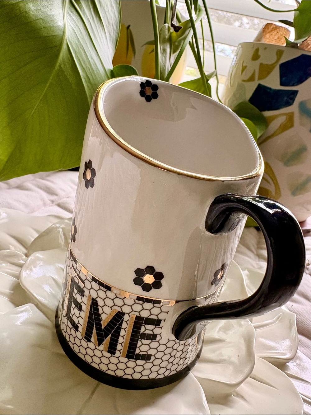 NWT Anthropologie Bistro Tile Creamer ☕️ - Picture 5 of 7